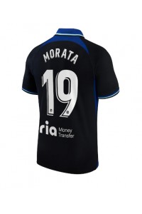Atletico Madrid Alvaro Morata #19 Voetbaltruitje Uit tenue 2022-23 Korte Mouw